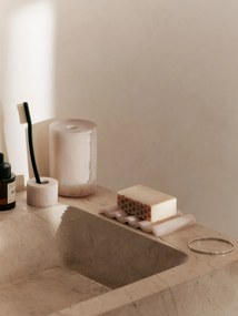 Ferm Living Zásobník na vatové tampóniky Mist Pearl