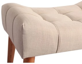 Taburet LUMI 40x58 cm krémový