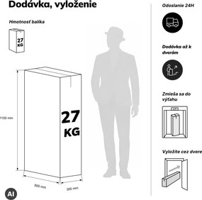 Kartotéková skrinka na kolieskach, kovová, 8 zásuviek, na dokumenty, antracitová, 300x1100x600 mm: SARA V8