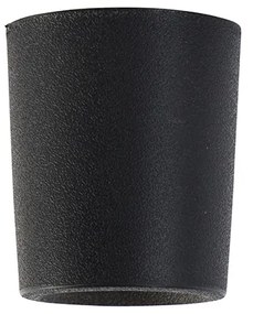 Moderné stropné bodové svetlo čierne vrátane LED IP55 - Livia