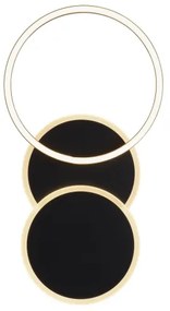 Leuchten Direkt 14116-18 - LED Stropné svietidlo SEVENT LED/25,5W/230V čierna