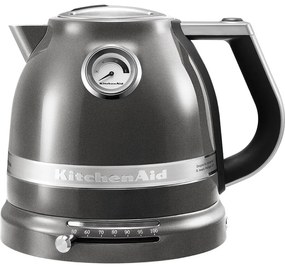 Rýchlovarná kanvica KitchenAid Artisan 1,5 l strieborná sivá, 5KEK1522EMS