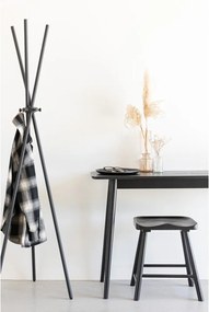 Čierna stolička z dubového dreva Vander – White Label