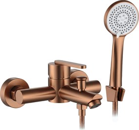 Rea Ontario, vaňová batéria s ručnou sprchovou súpravou, medená matná, REA-B0973