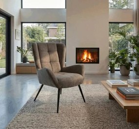 Kreslo ušiak SKAGEN GREY