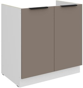 Kuchynská skrinka Aria-Ta/Wh Anti Fingerprint 80zl 2f Bb