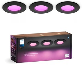 Philips -SADA 3x LED RGBW Stmievateľné kúpeľňové svietidlo Hue SLIM LED/8,3W/230V