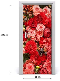 Fototapeta samolepiace kytice kvetov 85x205 cm