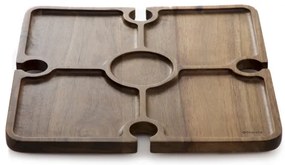 Servírovací stolík MOOKA hnedý 892597