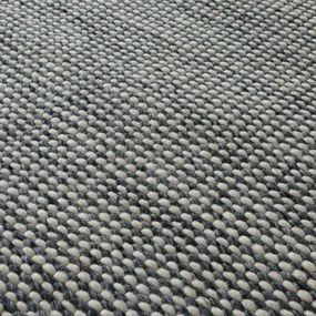 Asra, Kusový ručne tkaný koberec Woolen 2 Grey, 150x240, šedá, obývacia izba