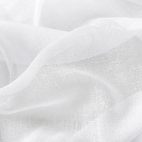 Záclona - biely režný vzor s olovkom ZAC-030 výška 300 cm Šitie na mieru