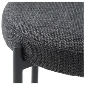 Tmavosivá kovová stolička Pelican – Unique Furniture