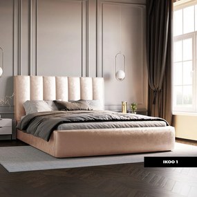 PROXIMA.store - Luxusná čalúnená posteľ FERN ROZMER: 160 x 200 cm, TYP ROŠTU: KOVOVÝ ROŠT