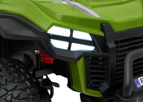 Ramiz Elektrická bugina Gravity pre deti zelená + pohon 4x4 + diaľkové ovládanie