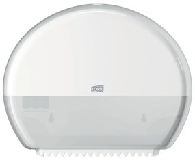 Tork zásobník na toaletný papier - T2 Mini Jumbo rolka, biela / sivá
