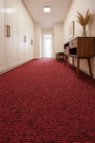 AKCIA: 180x800 cm Koberec metráž Mammut 8056 červený, šíře, červená, ab (mriežka), chodba / predsieň