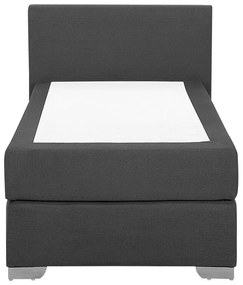 Kontinentálna posteľ 90 cm PREMIER (s matracmi) (sivá). Vlastná spoľahlivá doprava až k Vám domov. 1007436