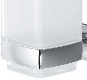 Sklenený pohár na zubné kefky AM.PM Gem AGA34300 nástenný, chróm