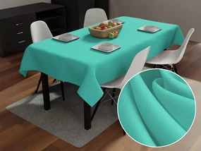 Biante Dekoračný obdĺžnikový obrus Rongo RG-093 Svetlo tyrkysový 80x120 cm