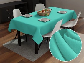Biante Dekoračný obdĺžnikový obrus Rongo RG-093 Svetlo tyrkysový 140x160 cm