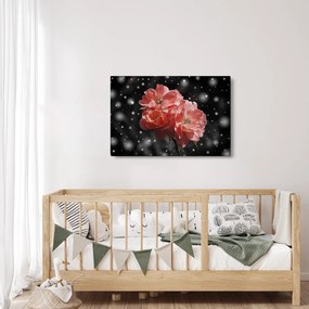 Obraz ružovej kvetiny (90x60 cm)