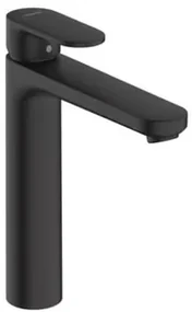 Vysoká umývadlová batéria Hansgrohe Vernis Blend s výpusťou čierny mat 71552670