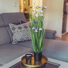 Vergionic 7050 Umelé lúčne kvety v kvetináči, 65 cm