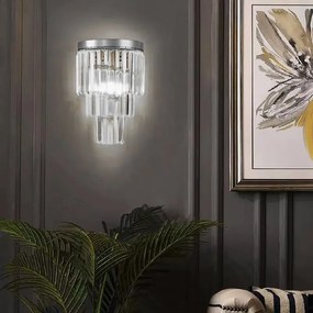 Toolight Toolight, nástenné svietidlo 1xE14, APP1536-1W, chrómová, OSW-06162