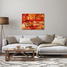 Sklenený obraz nástennej maľby (70x50 cm)