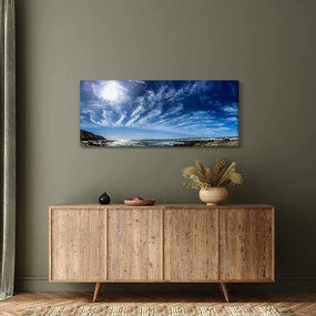 Obraz oblohy s mraky (120x50 cm)