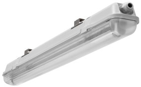 KANLUX Prachotesné osvetlenie pre LED trubice LADA, 1xG13, 58W, šedé