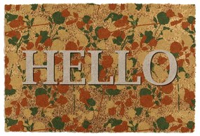 Rohožka z kokosového vlákna 40x60 cm Hello Floral – Artsy Doormats
