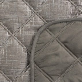 Dekorstudio Zamatový prehoz na posteľ BLINK 6 v béžovej farbe Rozmer prehozu (šírka x dĺžka): 170x210cm