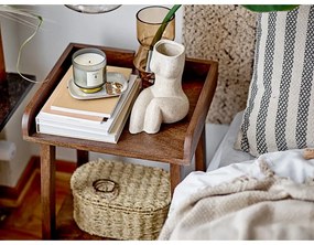 Krémový behúň s prímesou bavlny 75x245 cm Saxo – Bloomingville