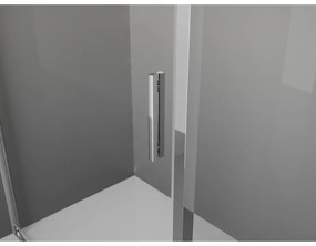 Mexen Exo, sprchovací kút s posuvnými dverami 90 x 90 cm, 6mm číre sklo, chrómový profil, 8151-090-090-01-00