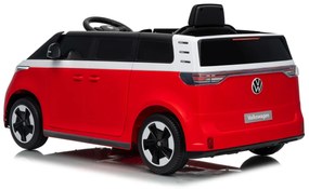 Detské elektrické auto Volkswagen ID BUZZ červené
