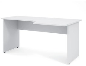 Ergonomický stôl Impress 160 x 90 cm, pravý, biela