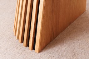 Rozťahovací jedálenský stôl Ali Wood 120-160-200 cm prírodný dub