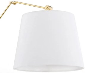 Argon 4897 - Nástenná lampa ZAKYNTOS PLUS 1xE27/15W/230V biela/zlatá