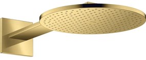 AXOR ShowerSolutions horná sprcha 1jet, priemer 300 mm, so sprchovým ramenom 450 mm, leštený vzhľad zlata, 35300990