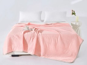 Chladiaca letná prikrývka CELIA, lososová Rozmer: 140 x 200 cm