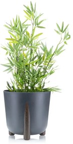 PLASTOVÝ KVETINÁČ MOSS ECO 32X34 CM ANTRACITOVÁ
