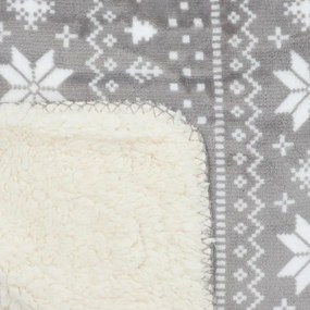 Deka LUMI sivá / biela
