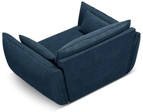 Tmavomodré kreslo Vanda - Mazzini Sofas