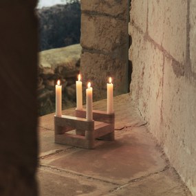 Ferm Living Modulárny svietnik Newel Travertine