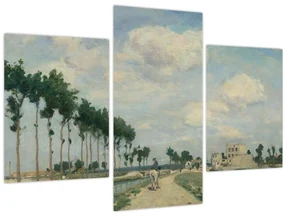 Obraz - Johan Barthold Jongkind, The Towpath, reprodukcia (90x60 cm)