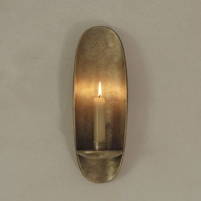 Ferm Living Nástenný svícen Agapé Brass