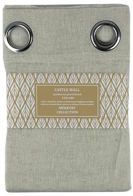 Záves na prechodkách Castle Wall 135x180 natural Merkury Home