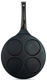 Panvica na lievance KITCHISIMO 26 cm čierna