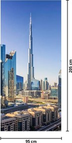 Fototapeta na dvere - Dubajské ráno (95x205cm)